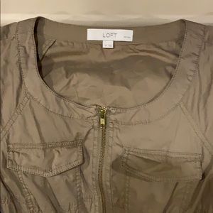 Loft sleeveless drawstring dress